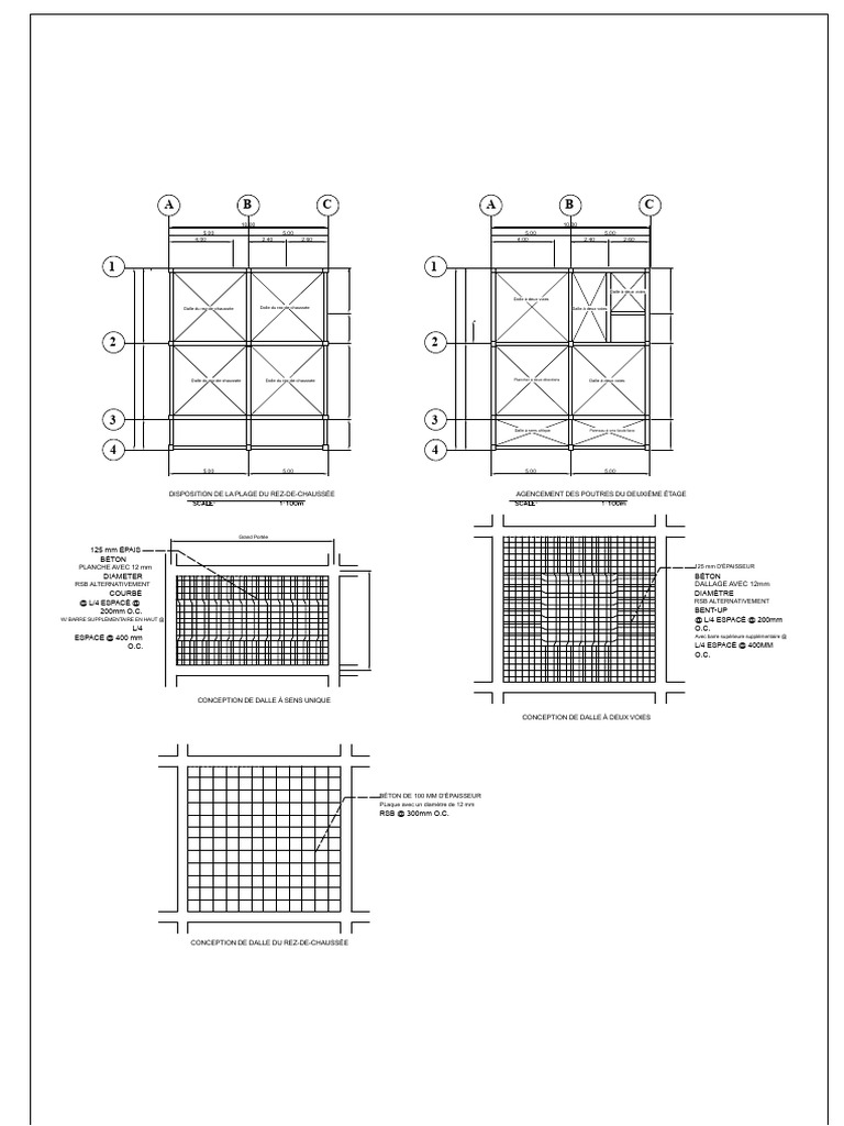 Conception de dalles en béton et poutres | PDF | Ingénierie des ...