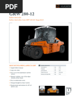 GRW 280-12 Rubber Wheel Roller Specs | PDF | Horsepower | Truck
