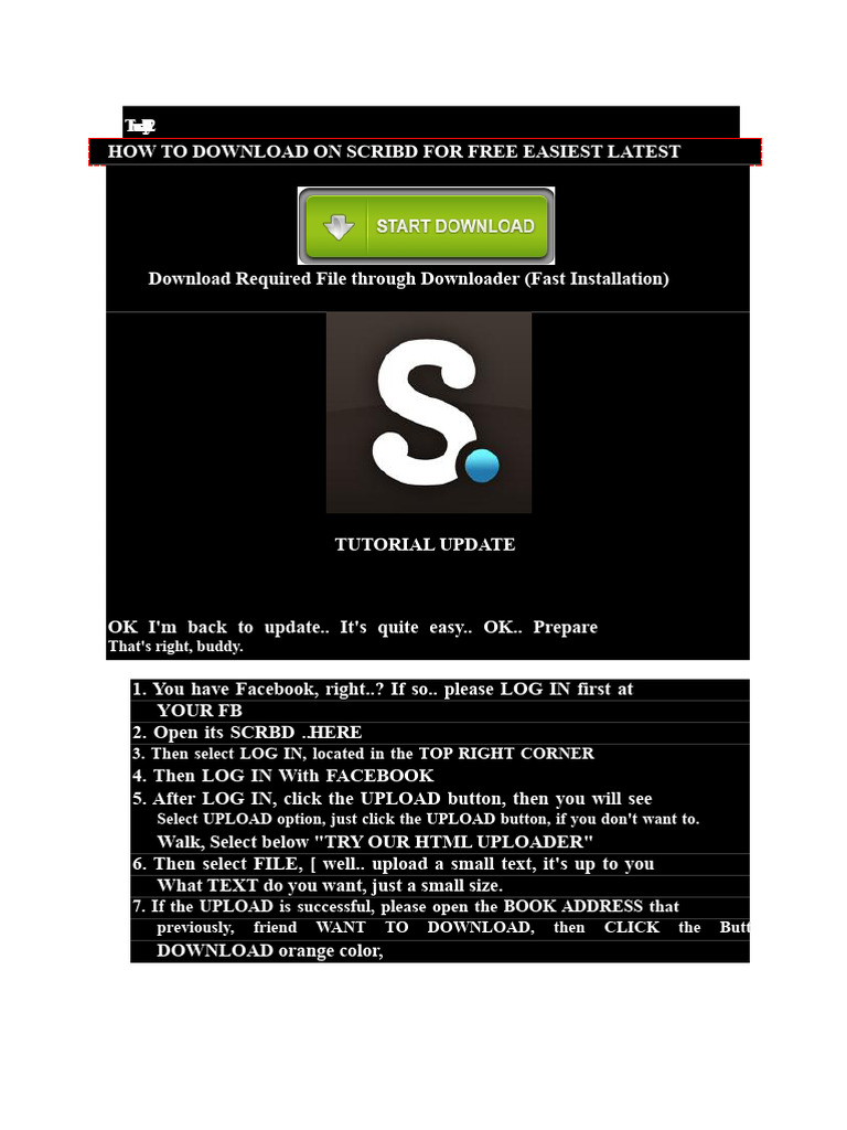 Download Scribd Ebooks Easily | PDF