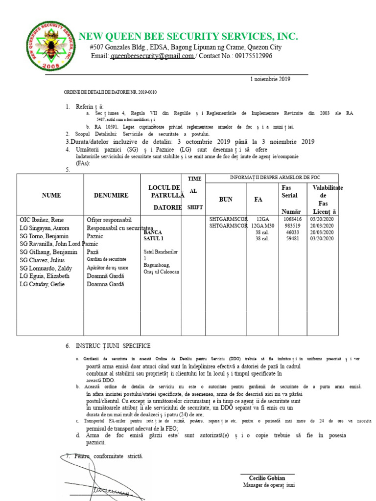 Ddo Noiembrie | PDF