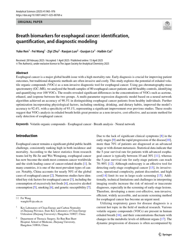 s44211-025-00769-x | PDF | Volatile Organic Compound | Cancer