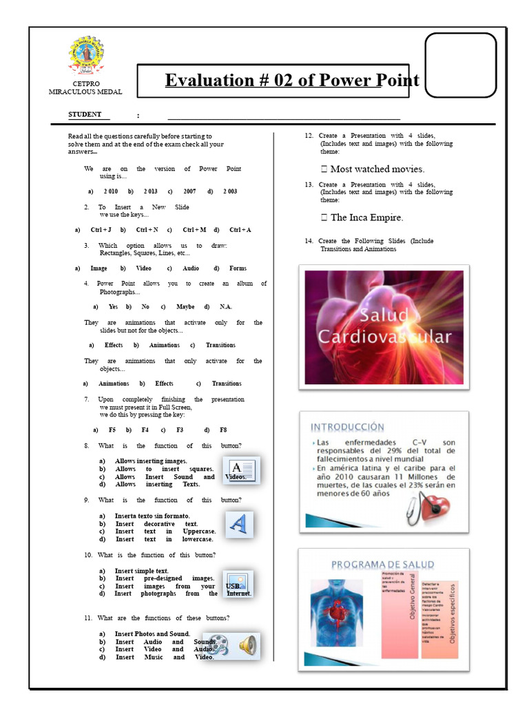 Power Point Evaluation 02 | PDF | Microsoft Power Point