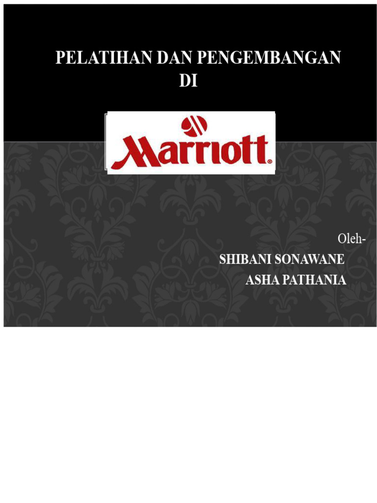 Pelatihan Karyawan di Marriott Internasional | PDF