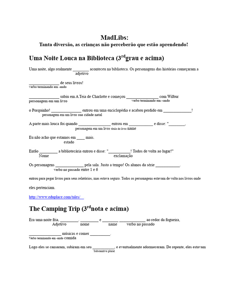 Atividades Divertidas de Aprendizado Infantil | PDF