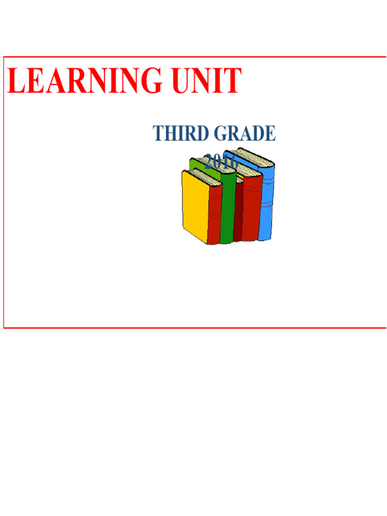 LEARNING UNIT 3rd OCTOBER | PDF | Shape | Curriculum