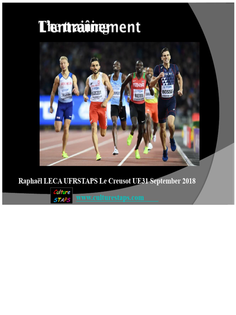 Definitions and Principles of Sports Training | PDF | Anxiety ...