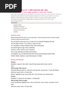 CSIRO Total Wellbeing Diet Menu Guide | PDF | Salad | Steak