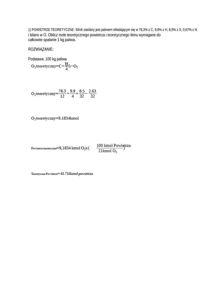 CheCal 2 Rozwiązane Problemy | PDF