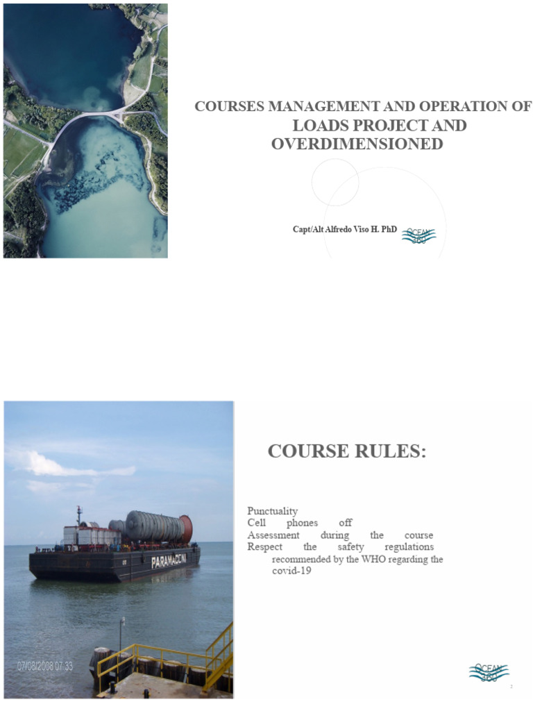 PRESENTATION Project Load Course FINAL | PDF | Cargo | Ships