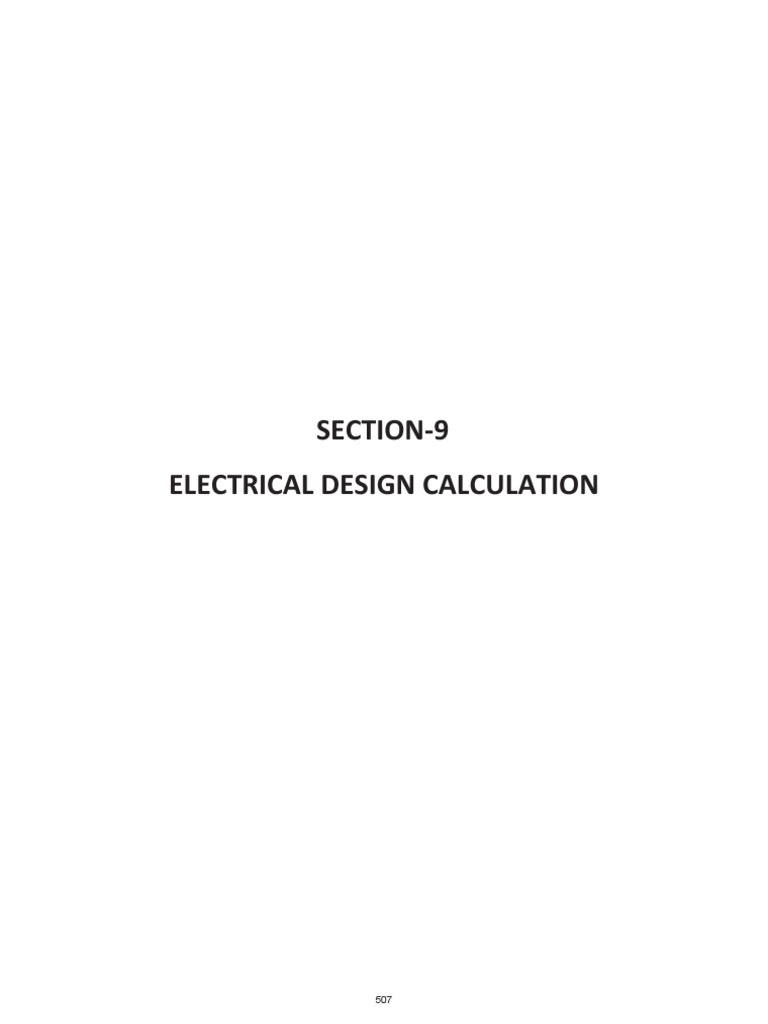 R2 Electrical Calculation Guide | PDF
