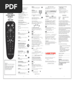 SKY Digital Remote Control Setup Guide | PDF