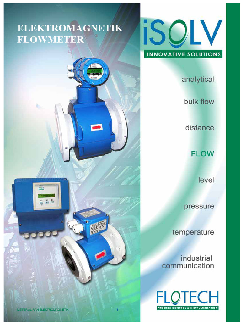 Panduan Lengkap Flowmeter Elektromagnetik | PDF