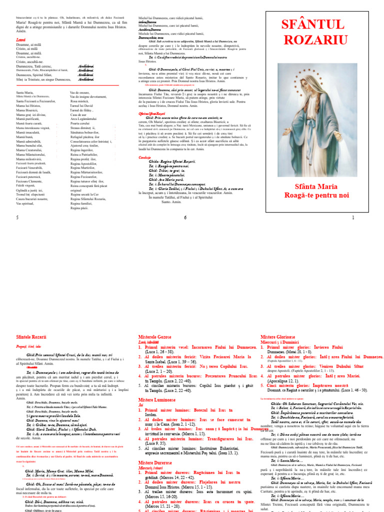 Sfântul Rozar | PDF