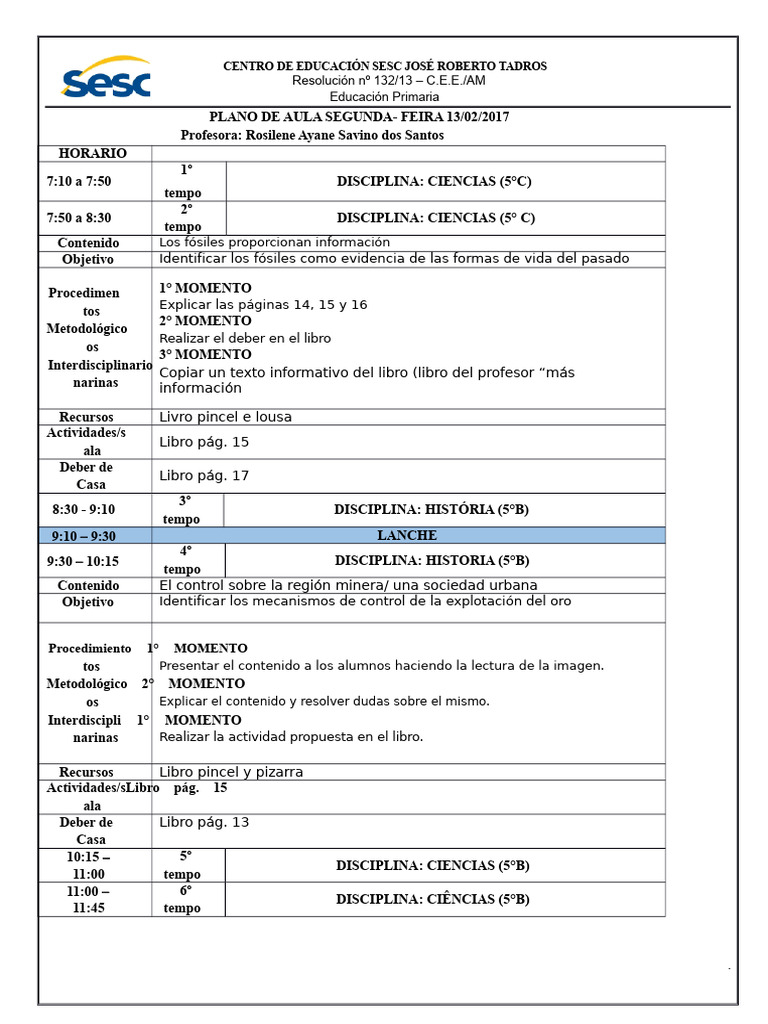 Plan de Clase 2 | PDF