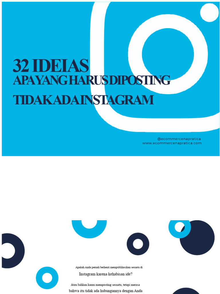 Ide-Ide Untuk Postingan Instagram | PDF