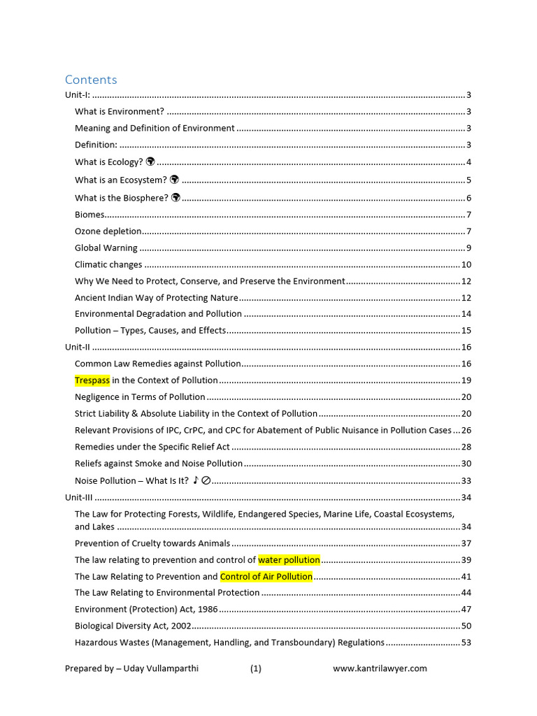Environmental Law | PDF | Climate Change | Chlorofluorocarbon