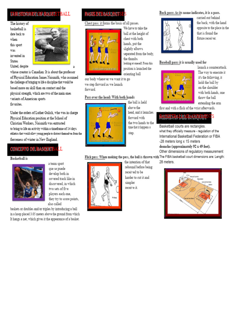 Brochure of Basketball | PDF | Sports | Team Sports