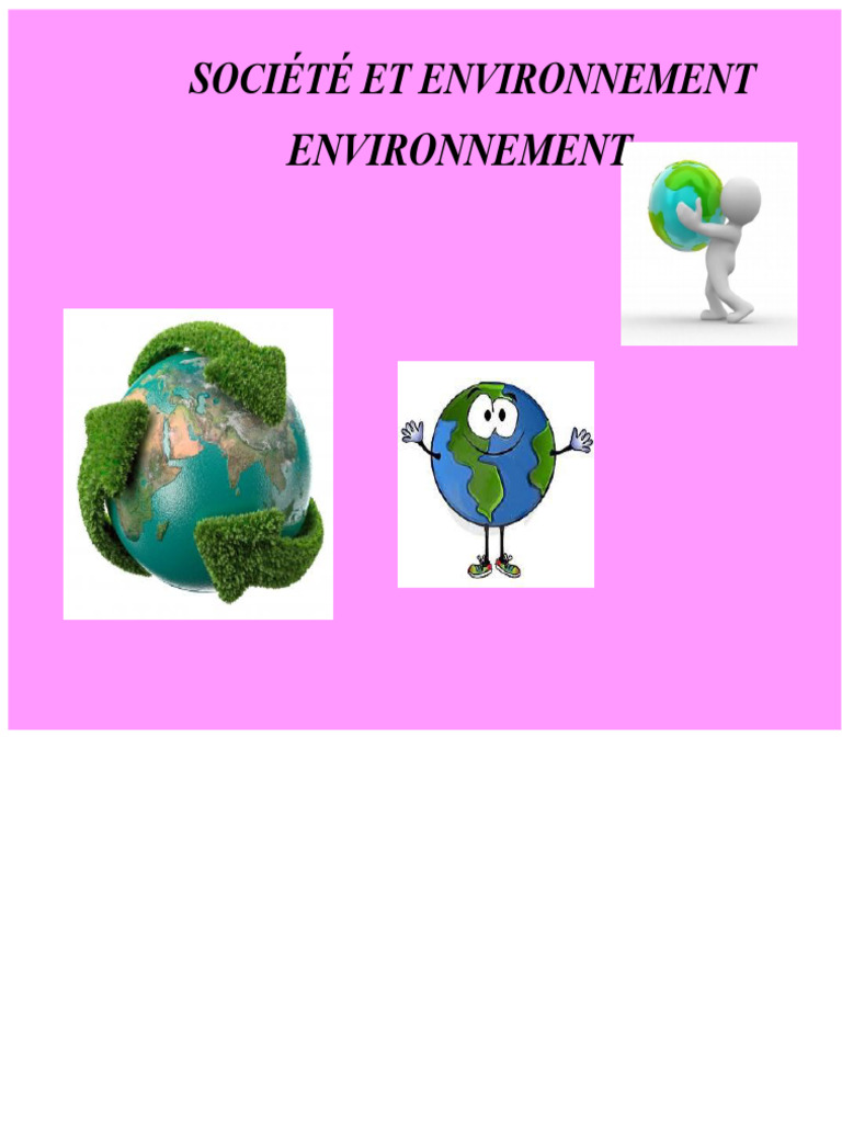 Impact de l'environnement sur la société | PDF | Environnement naturel ...