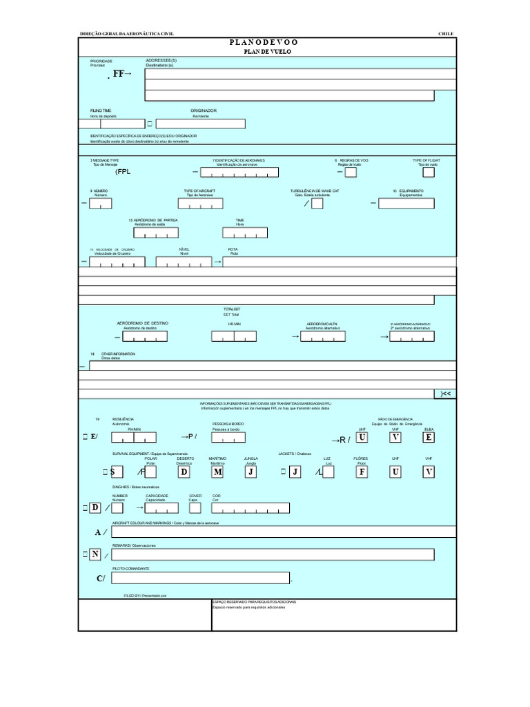 05 PLANO DE VOO ATC-1 2018 | PDF | Engenharia Aeroespacial | Aeronáutica