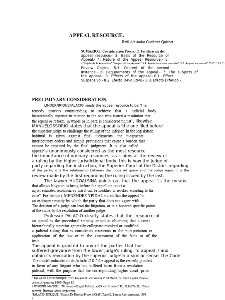 Appeal Resource | PDF | Appeal | Lawsuit