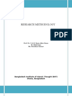 Course Outline of Research Methodology in Social Science-02.02.11