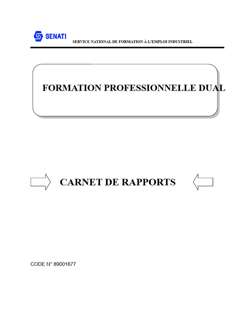 Rapport de Formation Pratique SENATI | PDF | Business