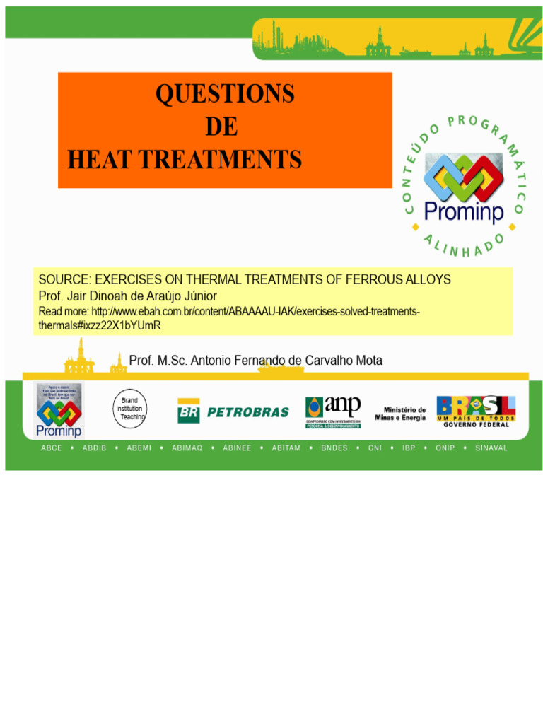 Thermal Treatments of Ferrous Alloys | PDF | Heat Treating | Steel