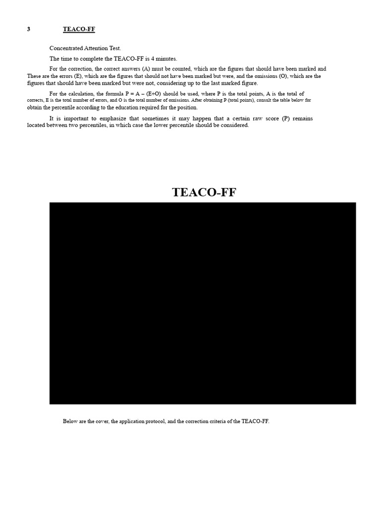 TEACO Correction | PDF