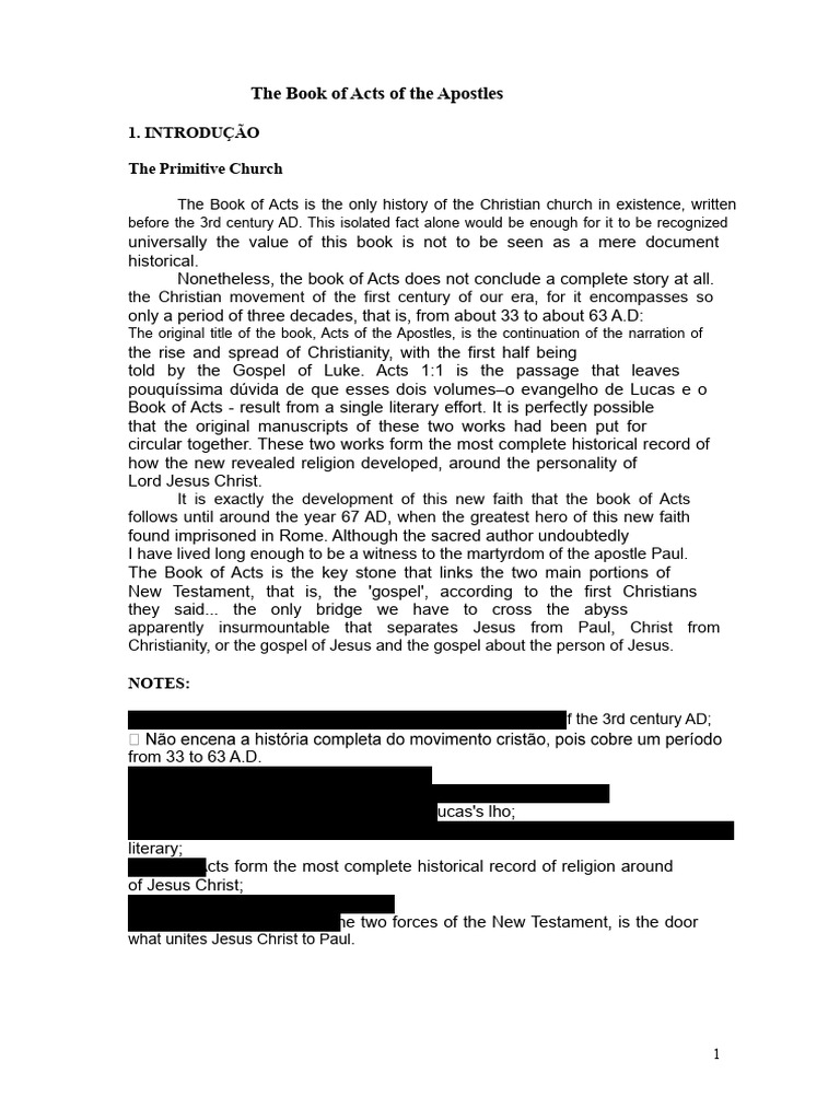 Understanding the Book of Acts | PDF | Acts Of The Apostles | New Testament