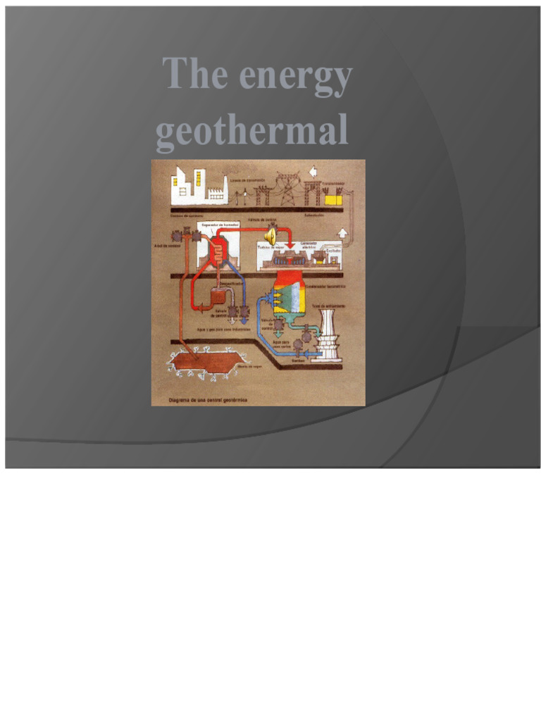 Powerpoint - Geothermal Energy | PDF | Geothermal Energy | Water