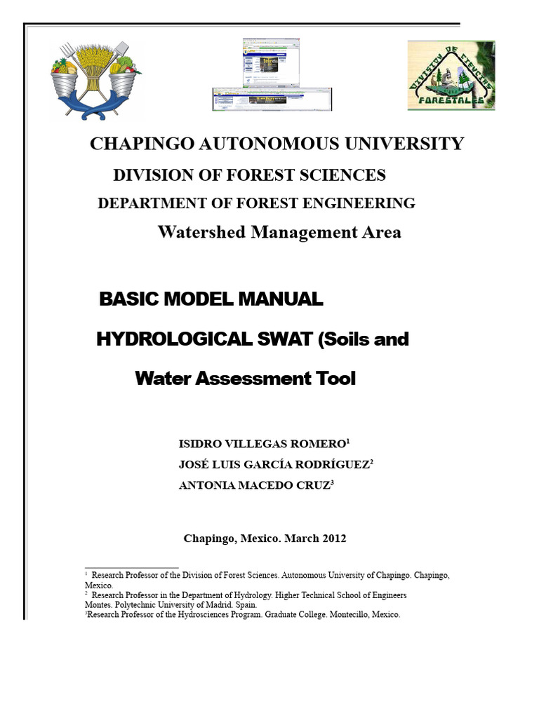Basic Manual of The Swat Model | PDF | Drainage Basin | Hydrology