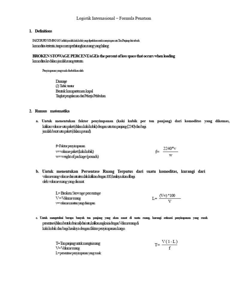 Lembar Formula Masalah Penyimpanan Assign6 Pdf