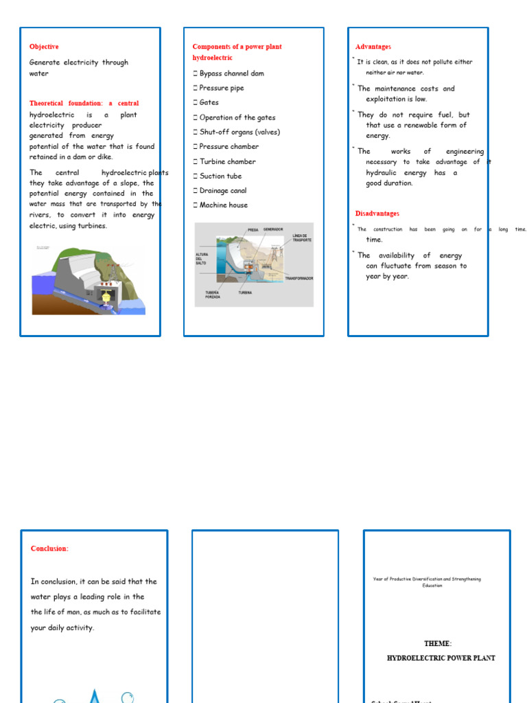 Hydroelectric Power Plant Overview | PDF | Power Station | Hydroelectricity