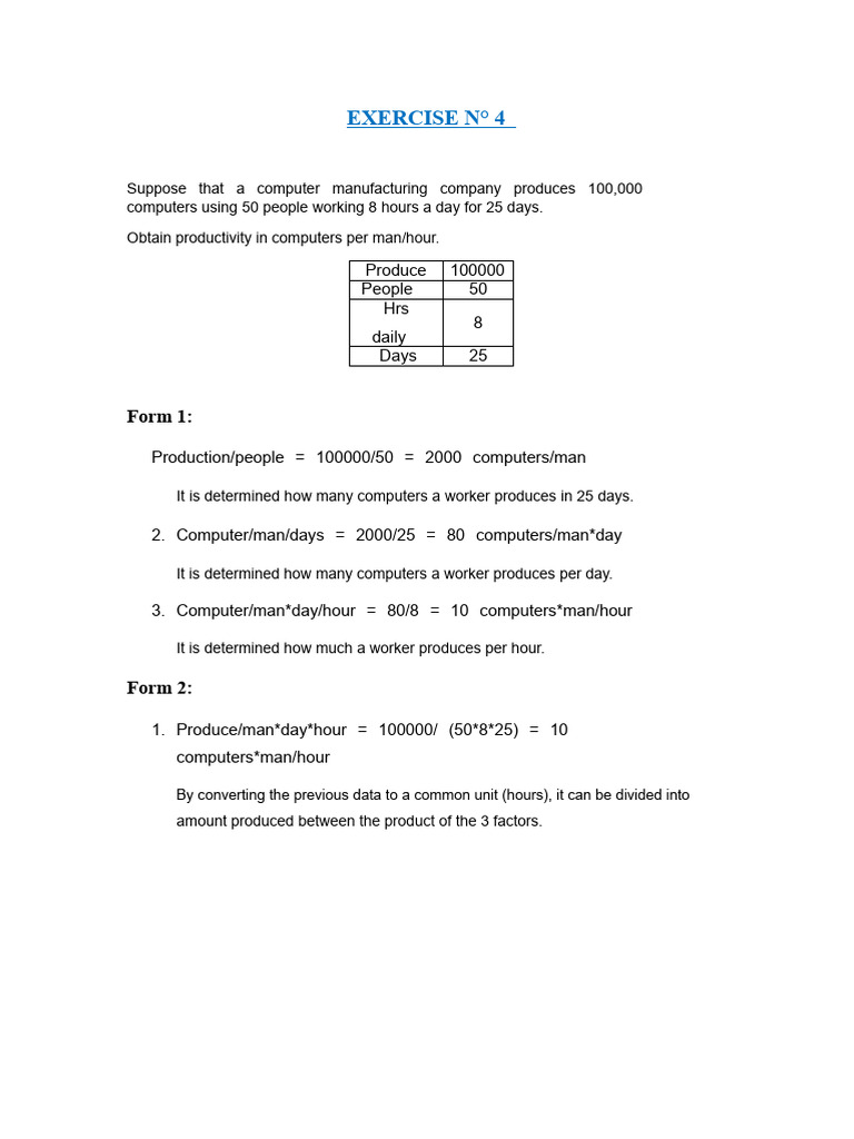 Exercise N3 | PDF