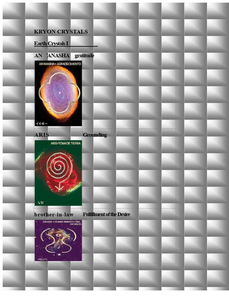 KRYON Crystals: Energy & Transformation Guide | PDF