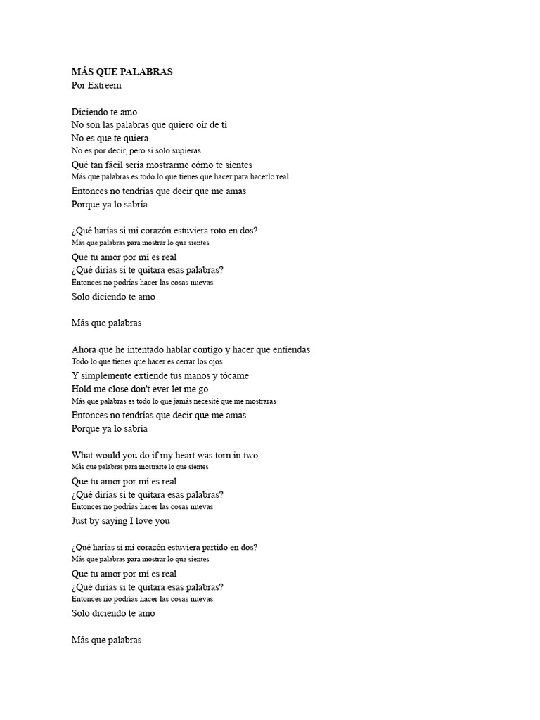 Letra de La Canción | PDF | Amor