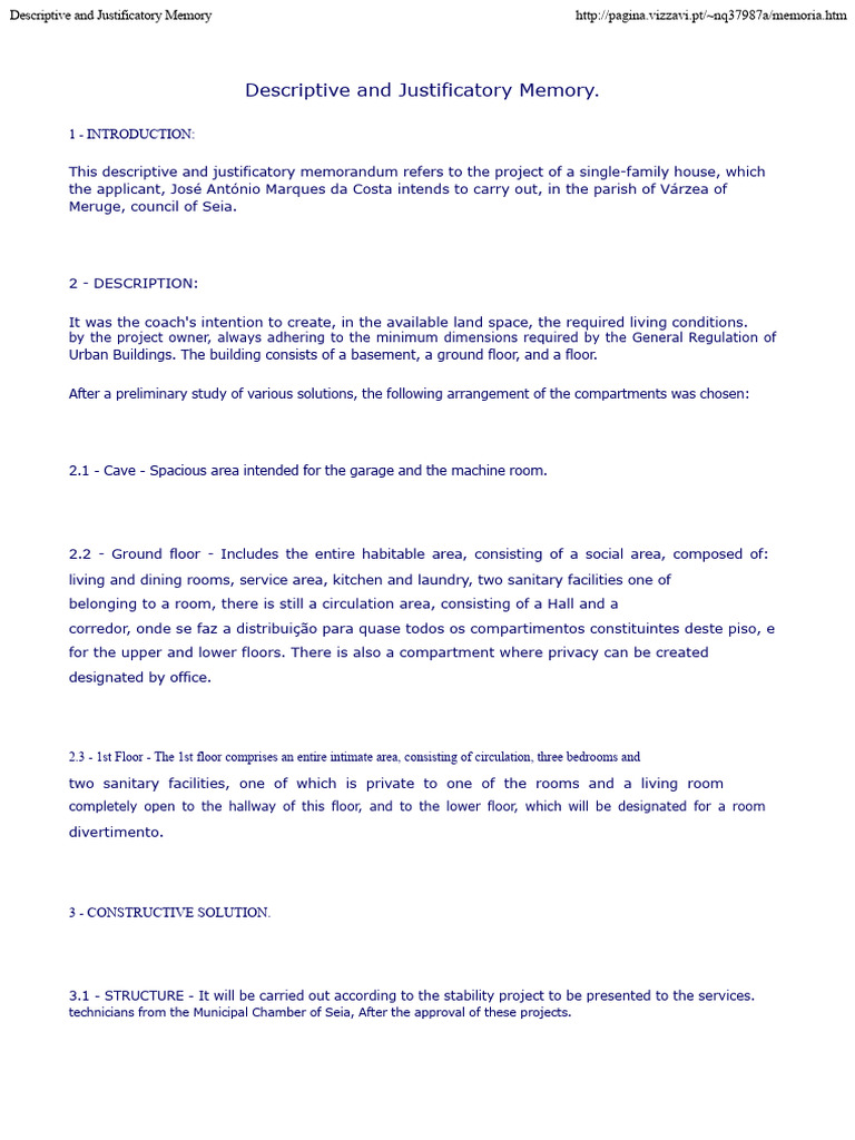 Descriptive Memory and Justification..example | PDF | Tile | Plaster
