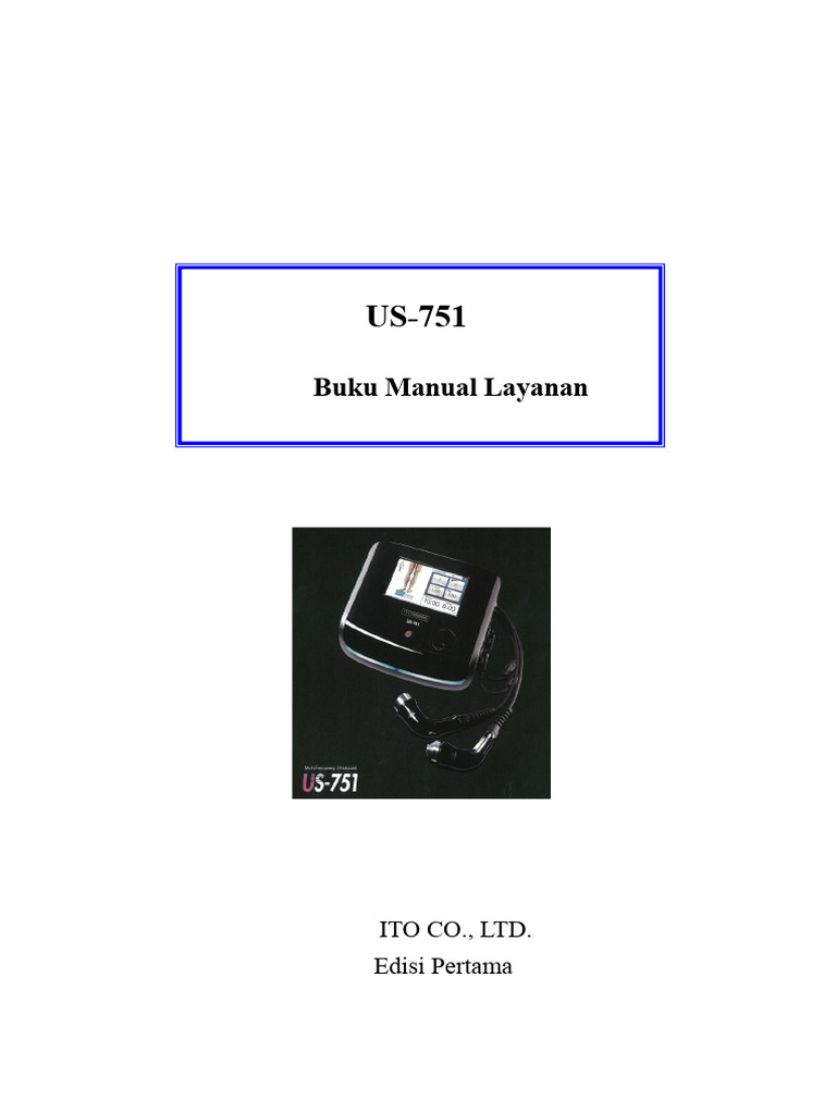Manual Layanan US-751: Spesifikasi & Panduan | PDF