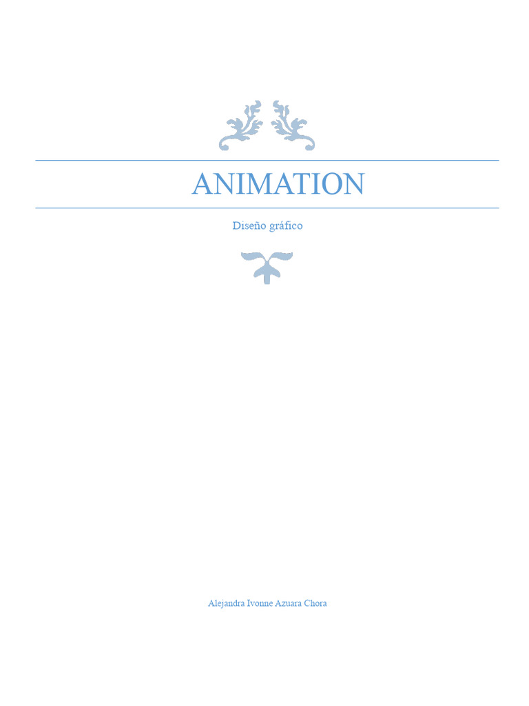 Types and Techniques of Animation | PDF | Animation