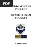Download Grade 11 Exam Booklet Nov 2011 by Travis Wade Rebello SN94658845 doc pdf