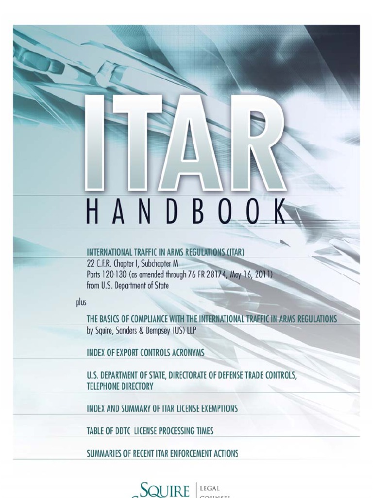 Itar Handbook A4 | PDF | Commonwealth (U.S. Insular Area) | Exports