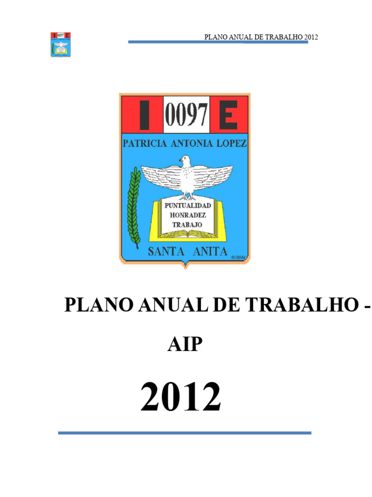 Plano Anual de Trabalho 2012 AIP | PDF | Tecnologia da Informação e ...