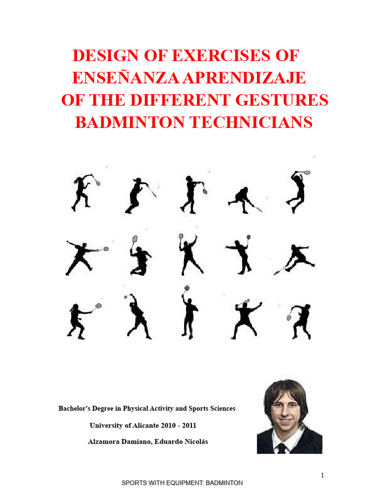 Badminton Teaching Exercises Guide | PDF | Athletic Sports | Games Of ...