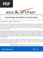 Psychology Text Books of Cbse Board