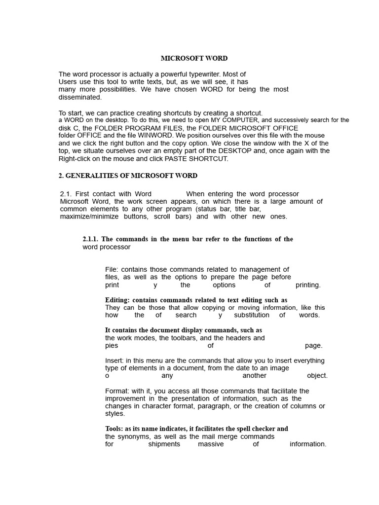 Microsoft Word Basics and Features Guide | PDF | Microsoft Word ...