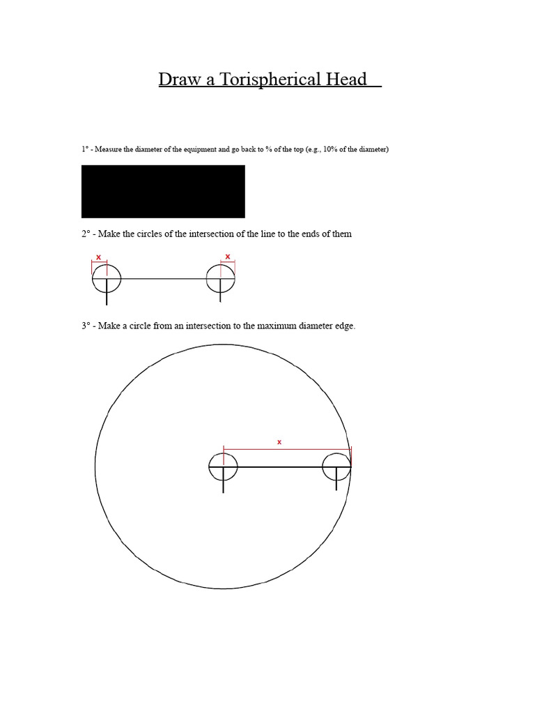 How to Draw a Torispherical Head | PDF