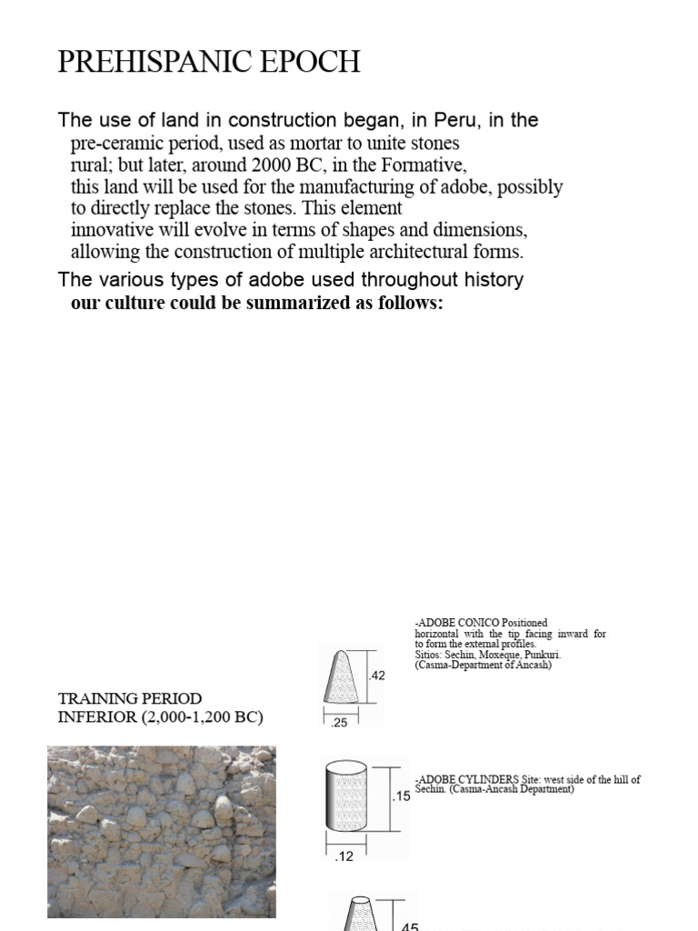 Adobe Construction in Prehistoric Peru | PDF | Inca Empire | Brick