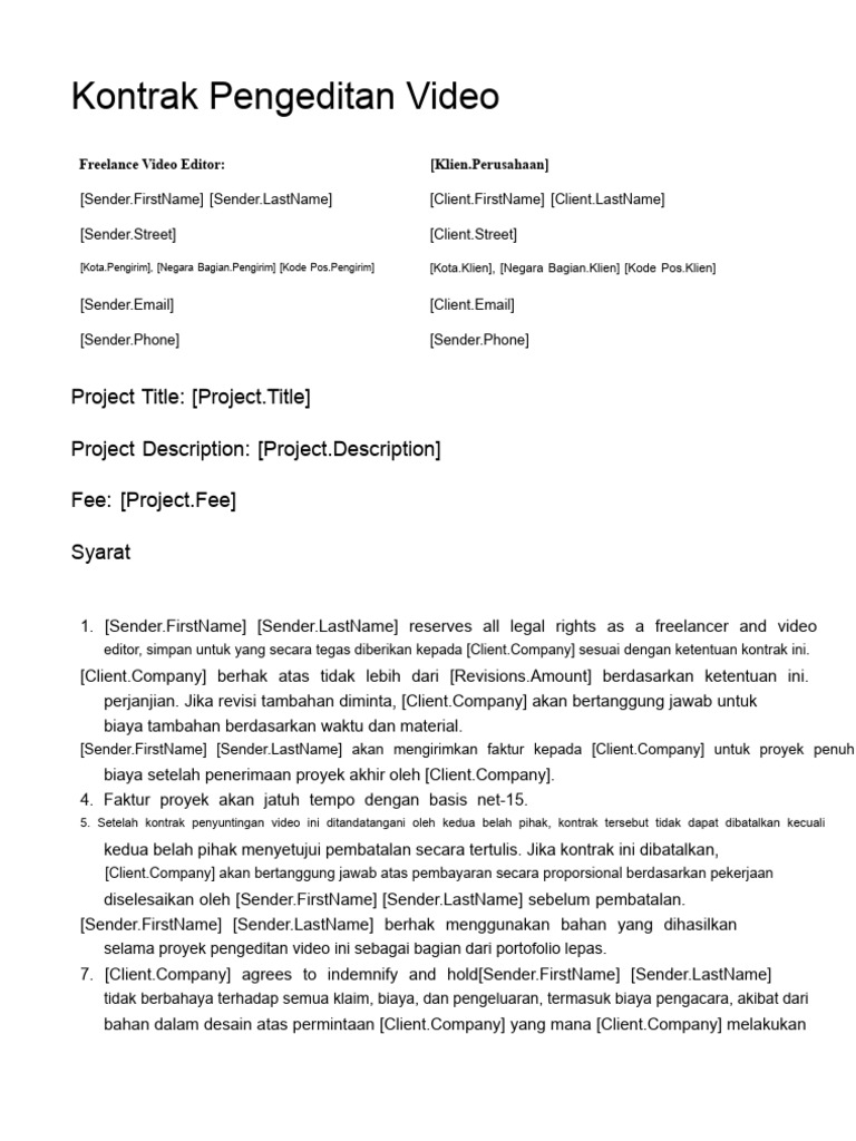 Proposal Editing Video PDF | PDF