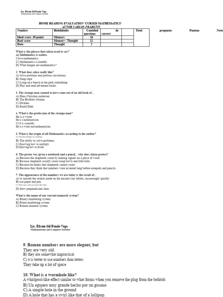 Evaluation of Damn Mathematics | PDF | Mathematics