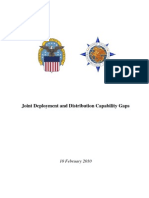 Joint Deployment and Distribution Capability Gaps: 10 February 2010